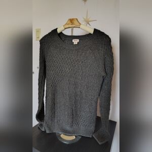 Mossimo Supply Co. Women's Charcoal Knit Sweater